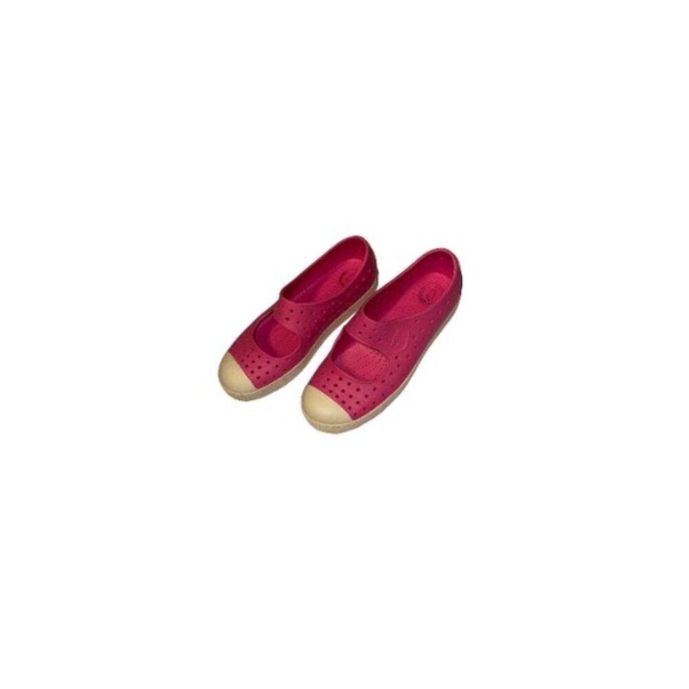 Native Pink Perforated Rubber Mary Janes - Girl’s Size 3